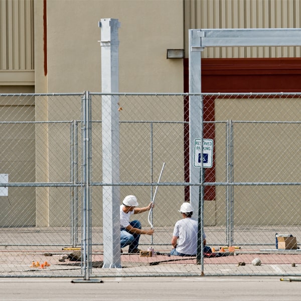 how much time can i lease the temporary fence for my building site or event in West Deptford
